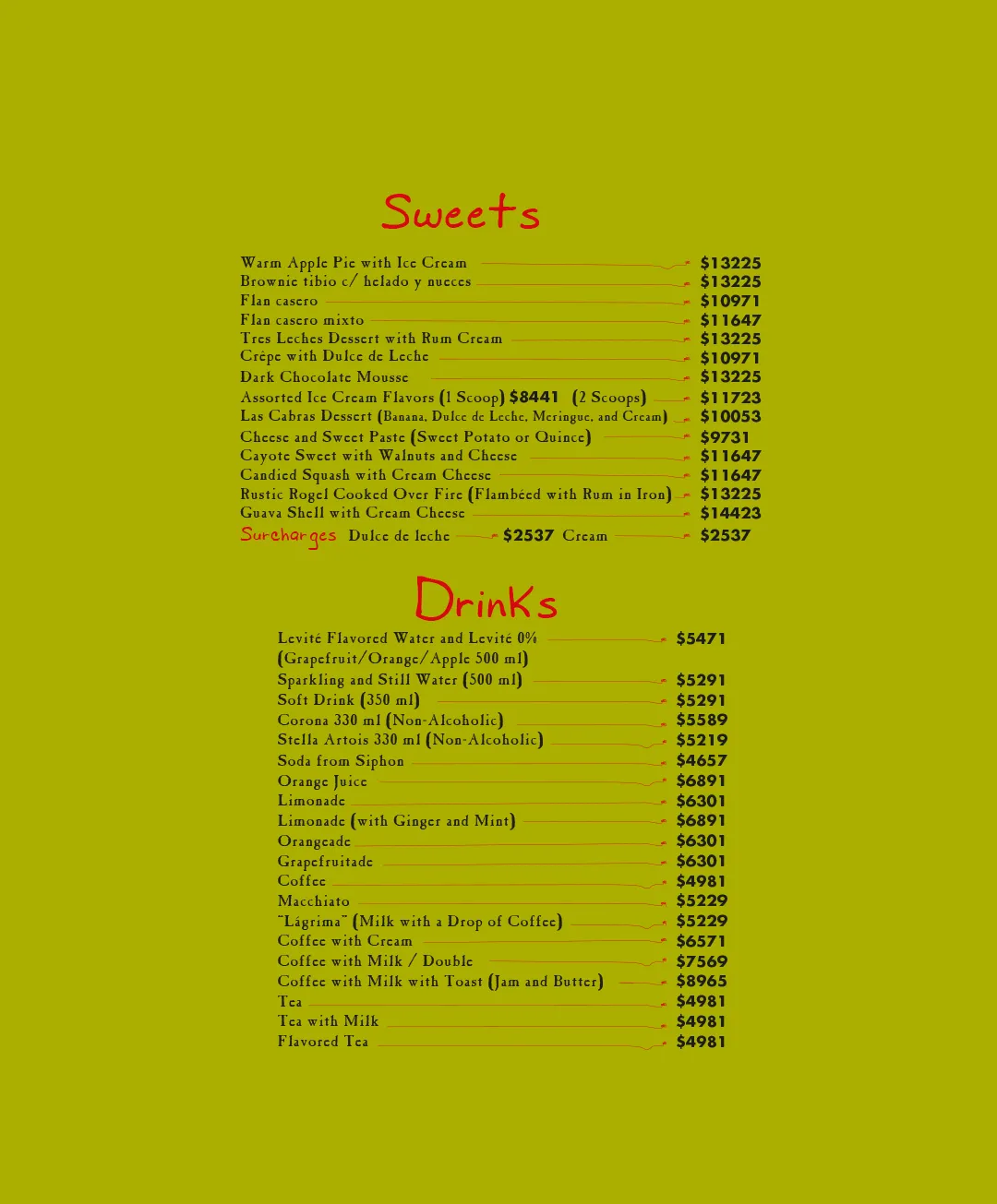 Menu — Page 6