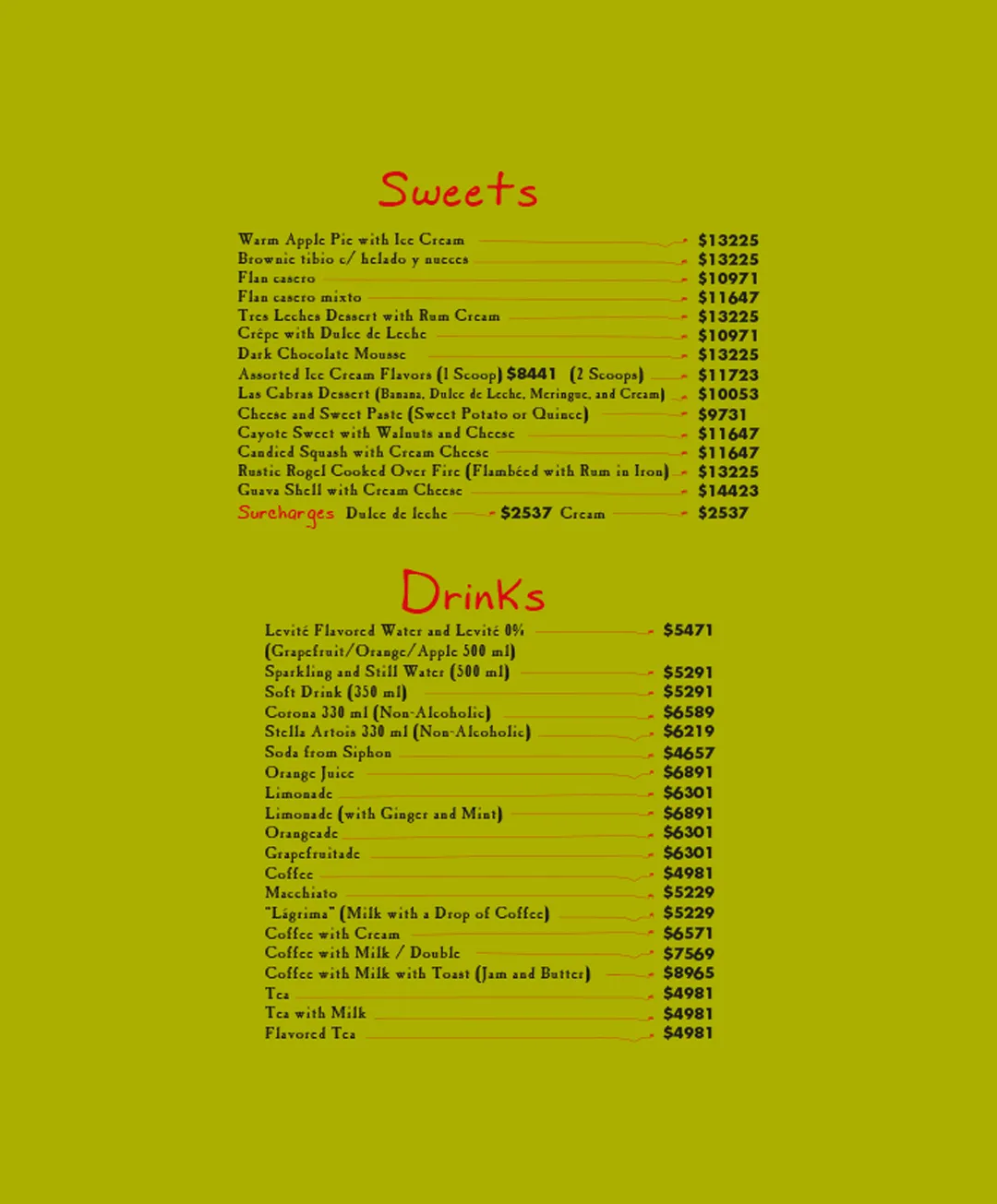 Menu — Page 6