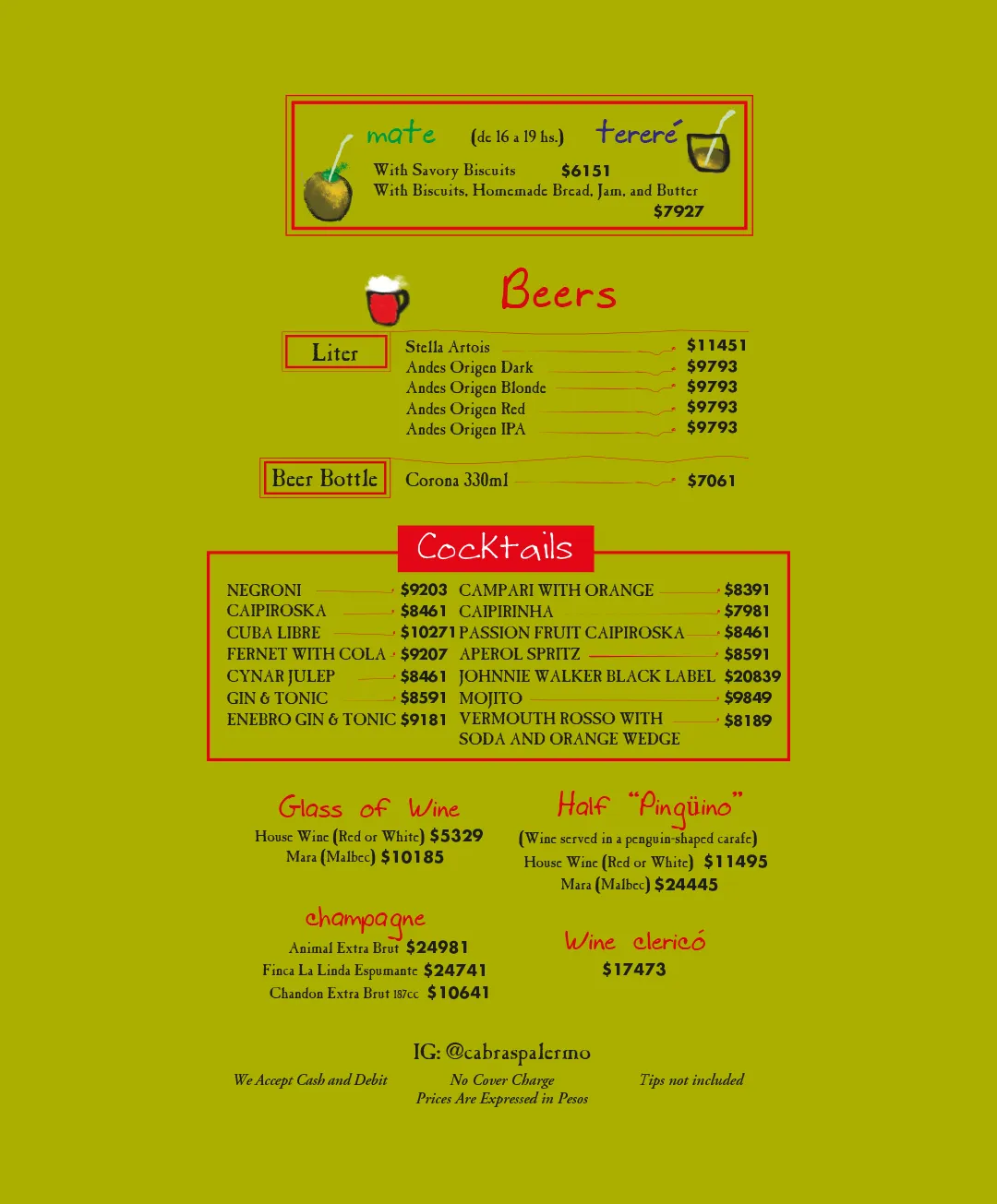 Menu — Page 8