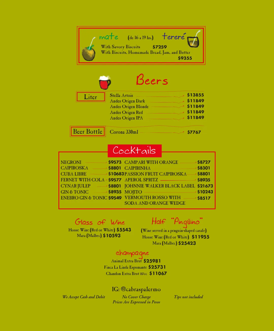 Menu — Page 8