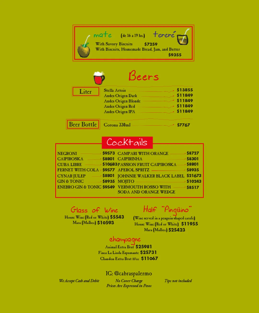 Menu — Page 8
