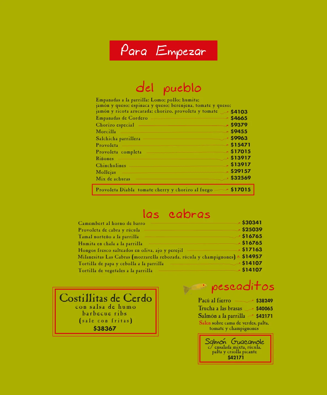 Menú — Página 2